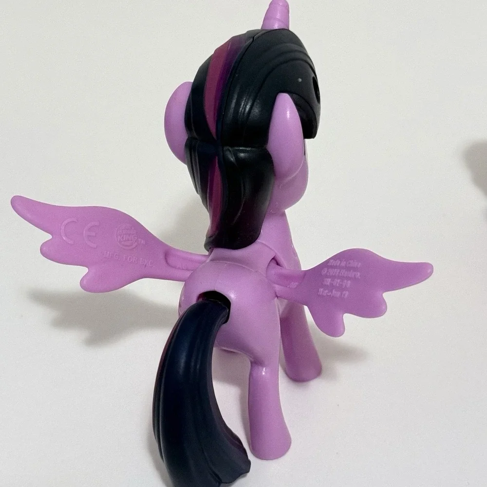 My Little Pony Burger King Lot of 2 Rarity w/ Saddle Twilight Sparkle 2018 3.5